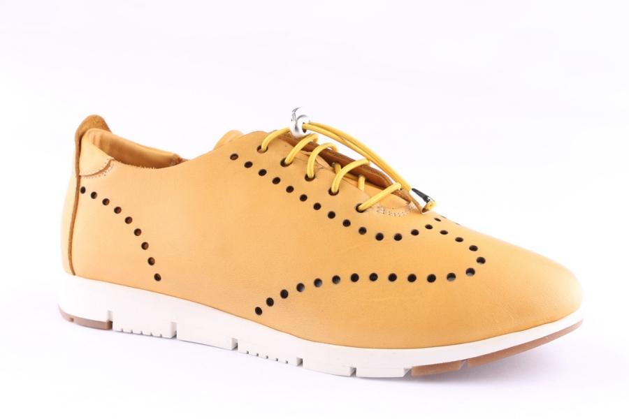 D.moro Shoes Women Leather Shoes For Summer: 21200 Mustard (Wholesale)
