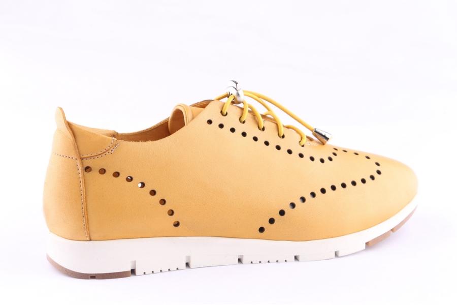 D.moro Shoes Women Leather Shoes For Summer: 21200 Mustard (Wholesale)