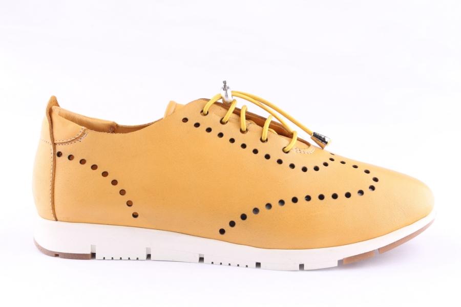 d.moro shoes Women Leather Shoes for Summer: 21200 Mustard (Wholesale)