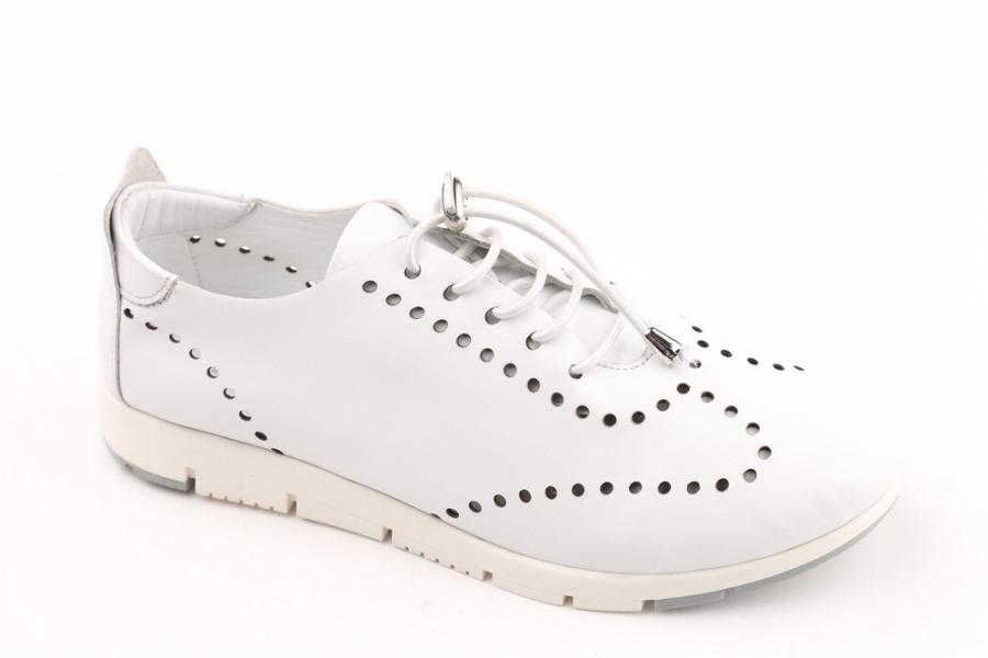 d.moro shoes Women Leather Shoes for summer: 21200 White Leather (Wholesale)