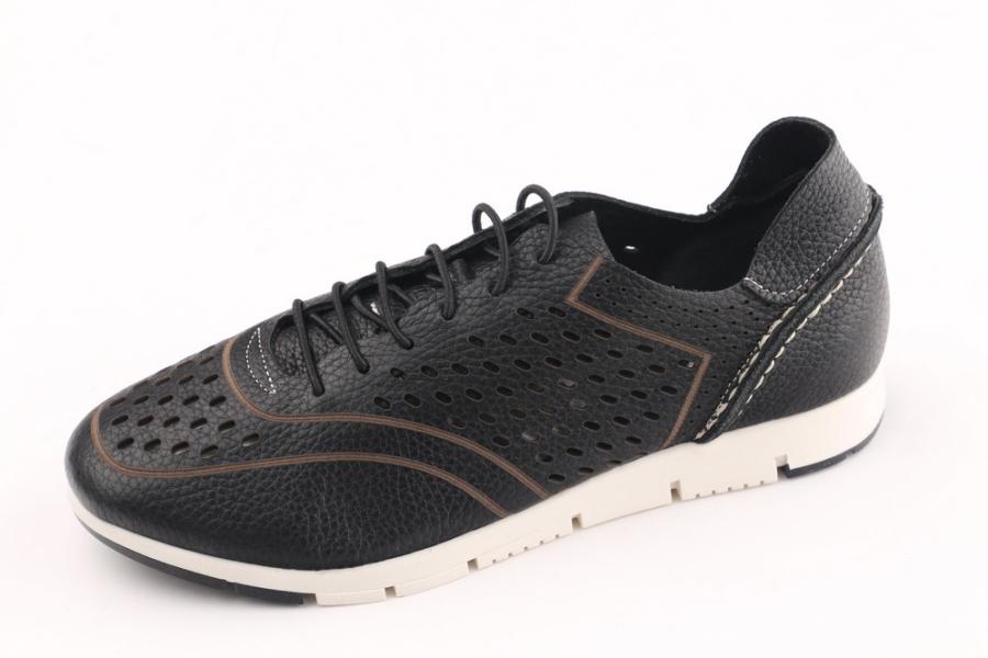 d.moro shoes Women Leather Shoes for summer: 21201 Black Leather (Wholesale)