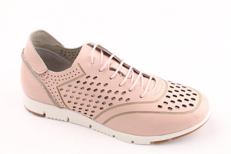 d.moro shoes Women Leather Shoes for summer: 21201 Powder Leather (Wholesale)