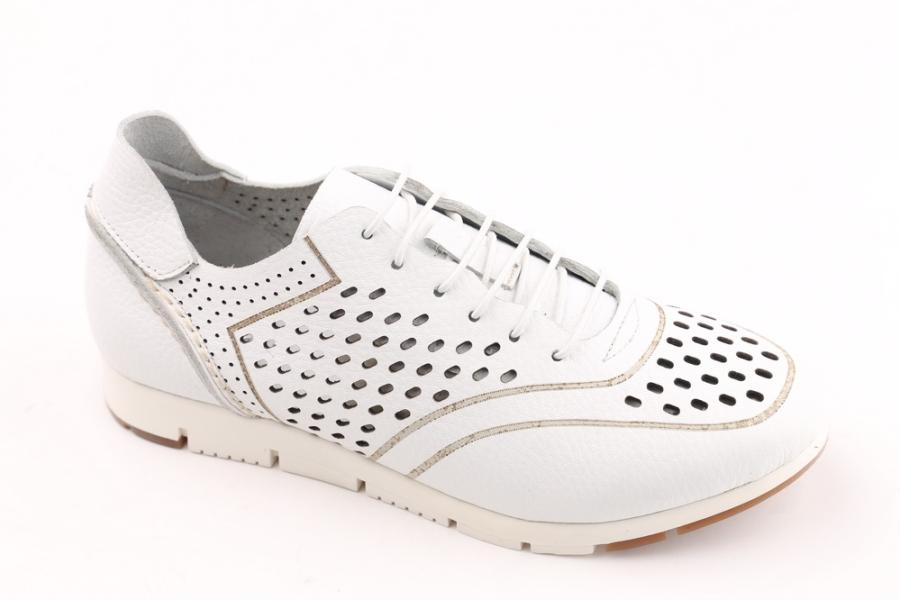 d.moro shoes Women Leather Shoes for summer: 21201 White Leather (Wholesale)