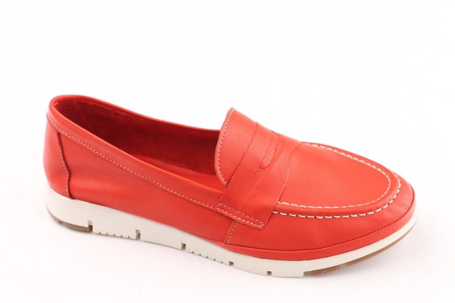 d.moro shoes Women Leather Shoes for summer: 21202 Red Leather (Wholesale)