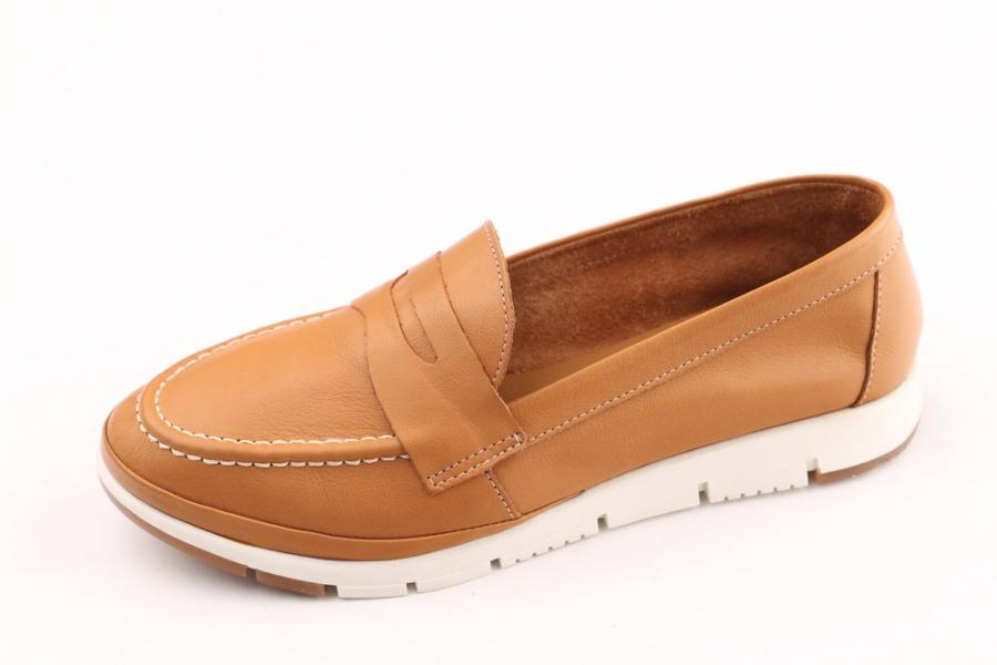 d.moro shoes Women Leather Shoes for summer: 21202 Tan Leather (Wholesale)
