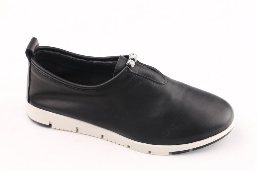 d.moro shoes Women Leather Shoes for summer: 21203 Black Leather (Wholesale)