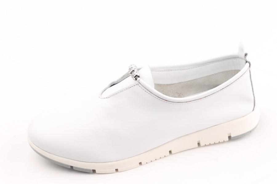 d.moro shoes Women Leather Shoes for summer: 21203 White Leather (Wholesale)