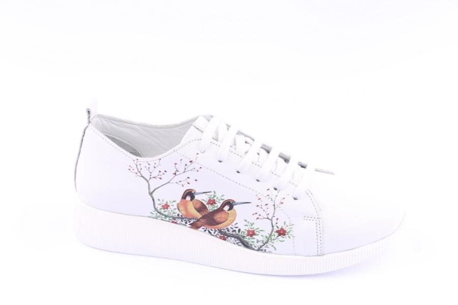 d.moro shoes Women Leather Shoes for summer: 21206 White Leather (Wholesale)