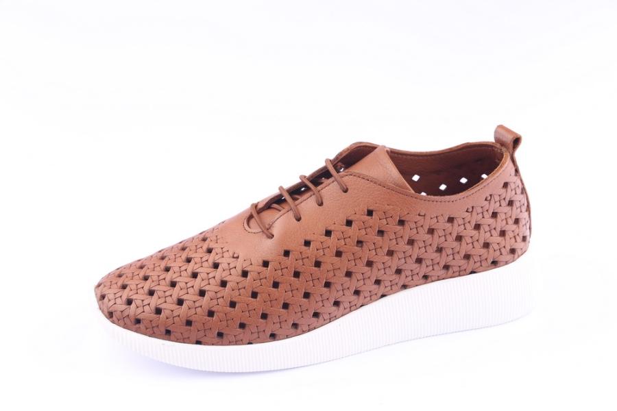 d.moro shoes Women Leather Shoes for summer: 21210 Tan Leather (Wholesale)