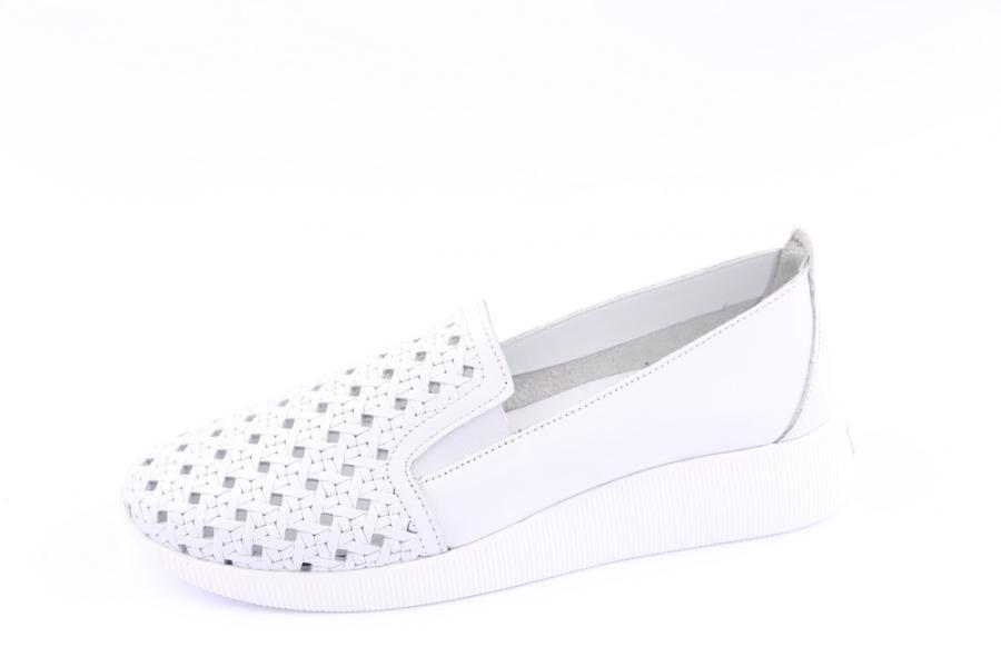 d.moro shoes Women Leather Shoes for summer: 21211 White Leather (Wholesale)