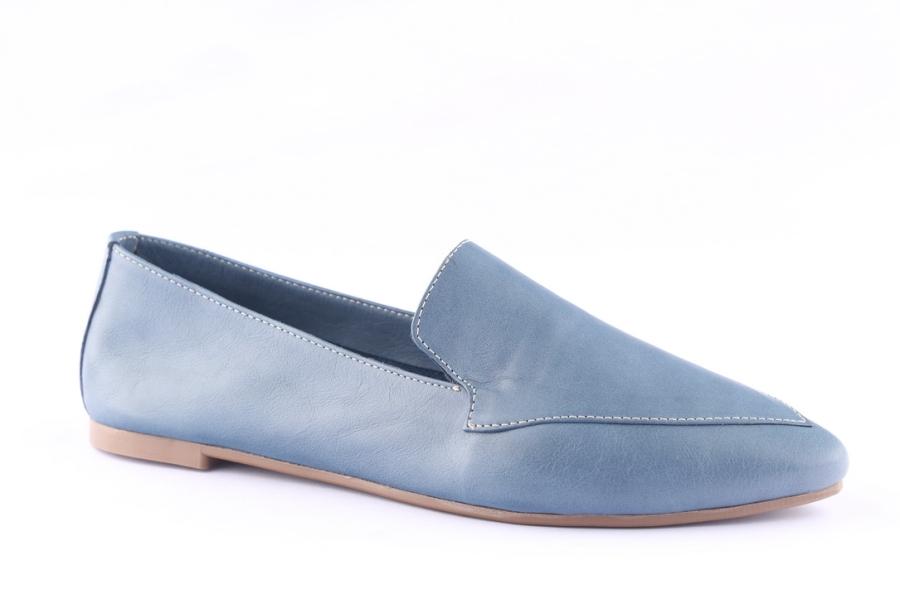 D.moro Shoes Women Leather Shoes For Summer: 4027 Jeans Blue (Wholesale)