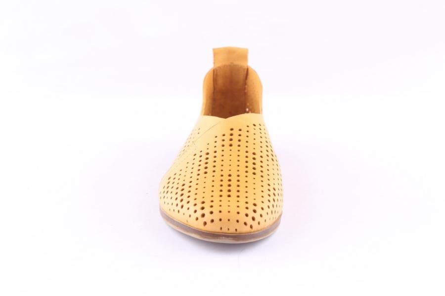 D.moro Shoes Women Leather Shoes For Summer: 405 Mustard (Wholesale)