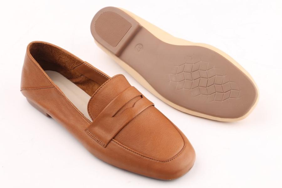 d.moro shoes Women Leather Shoes for summer: 4060 Tan Leather (Wholesale)