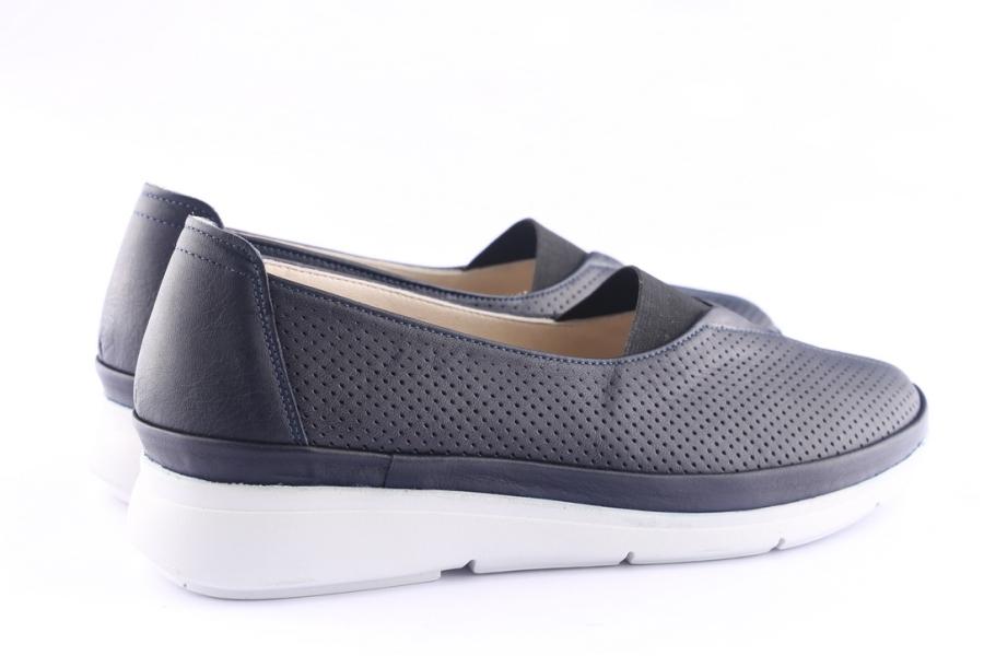 D.moro Shoes Women Leather Shoes For Summer: 42010 Navy Blue (Wholesale)