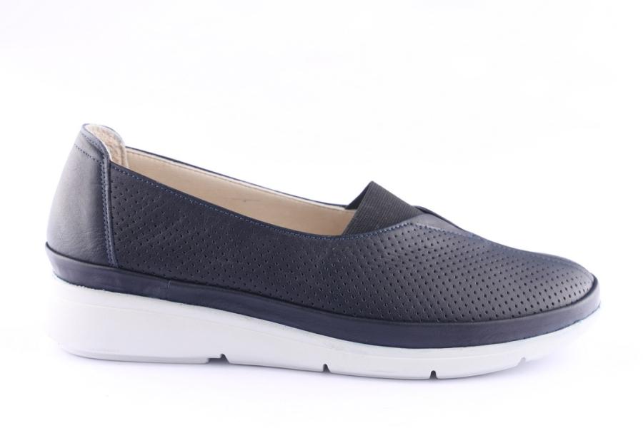 d.moro shoes Women Leather Shoes for Summer: 42010 Navy Blue (Wholesale)