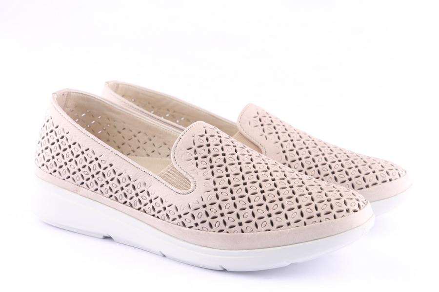 D.moro Shoes Women Leather Shoes For Summer: 42015 Silver Grey (Wholesale)