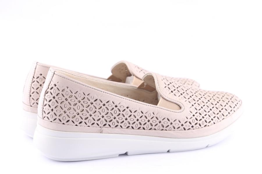 D.moro Shoes Women Leather Shoes For Summer: 42015 Silver Grey (Wholesale)