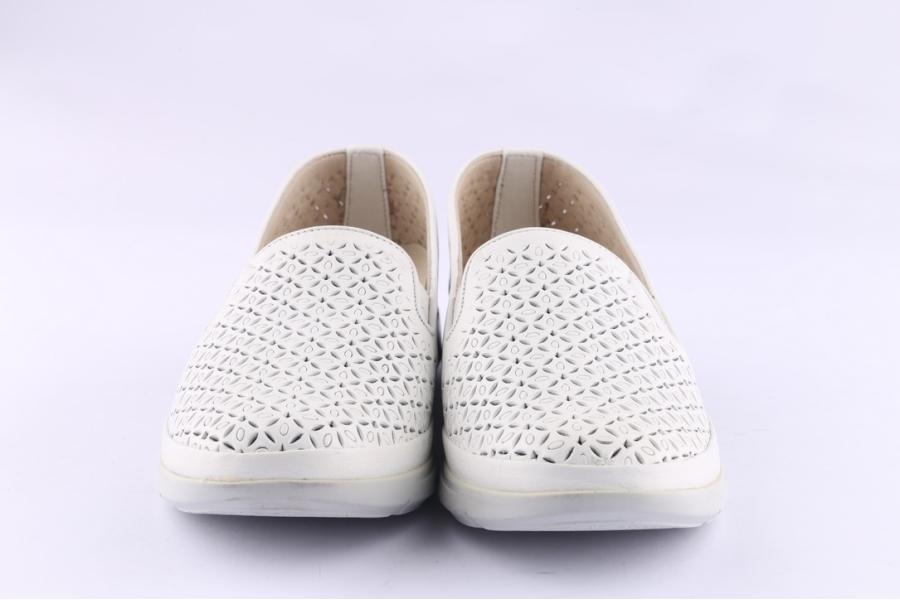 D.moro Shoes Women Leather Shoes For Summer: 42015 White (Wholesale)