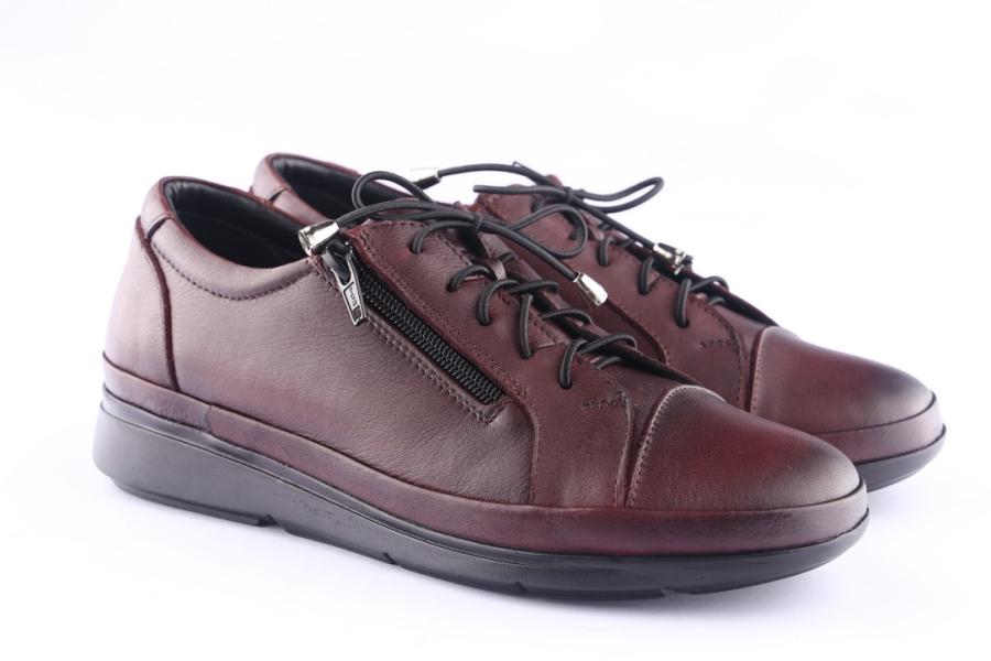 D.moro Shoes Women Leather Shoes For Summer: 42018 Burgundy (Wholesale)
