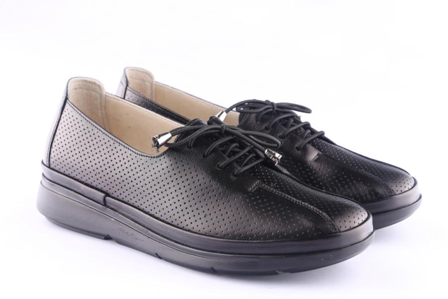 D.moro Shoes Women Leather Shoes For Summer: 42027 Black (Wholesale)