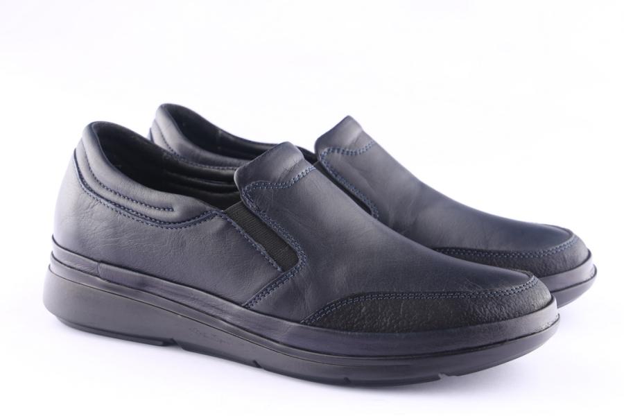 D.moro Shoes Women Leather Shoes For Summer: 42034 Navy Blue (Wholesale)