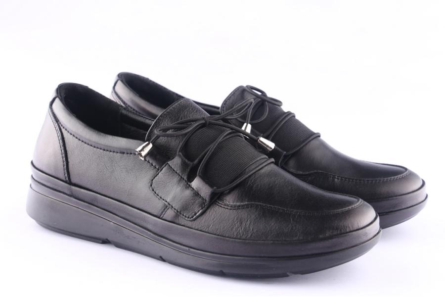 D.moro Shoes Women Leather Shoes For Summer: 42037 Black (Wholesale)