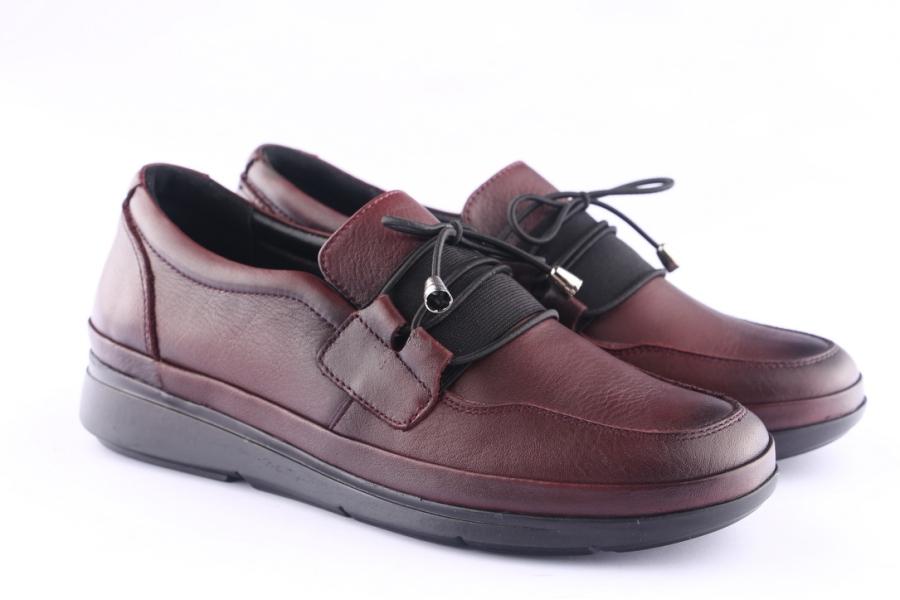 D.moro Shoes Women Leather Shoes For Summer: 42037 Burgundy (Wholesale)