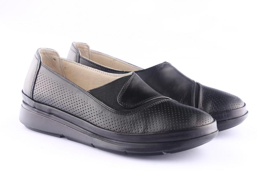 D.moro Shoes Women Leather Shoes For Summer: 4205 Black (Wholesale)