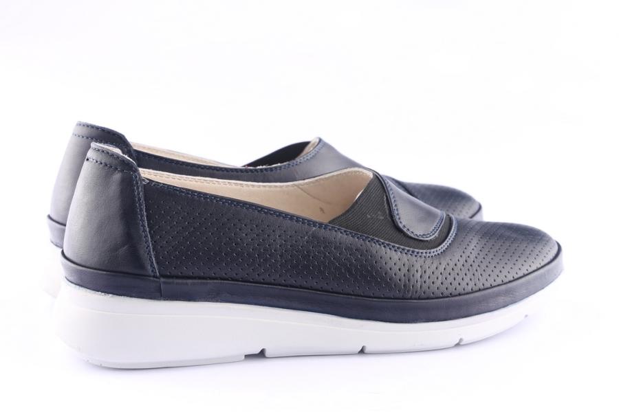D.moro Shoes Women Leather Shoes For Summer: 4205 Navy Blue (Wholesale)