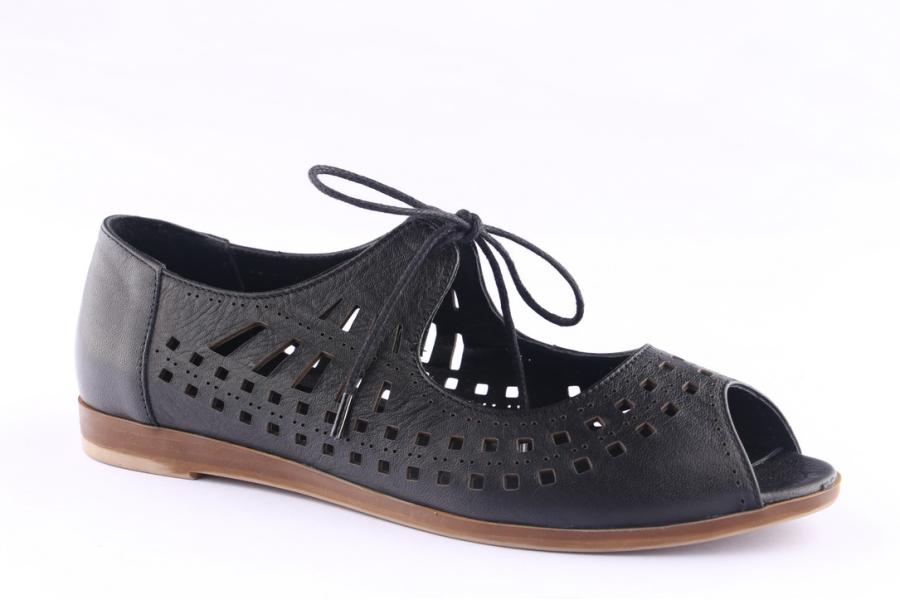 D.moro Shoes Women Leather Shoes For Summer: 429 Black (Wholesale)