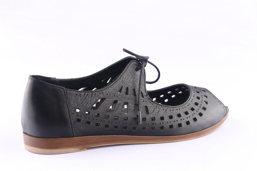 D.moro Shoes Women Leather Shoes For Summer: 429 Black (Wholesale)