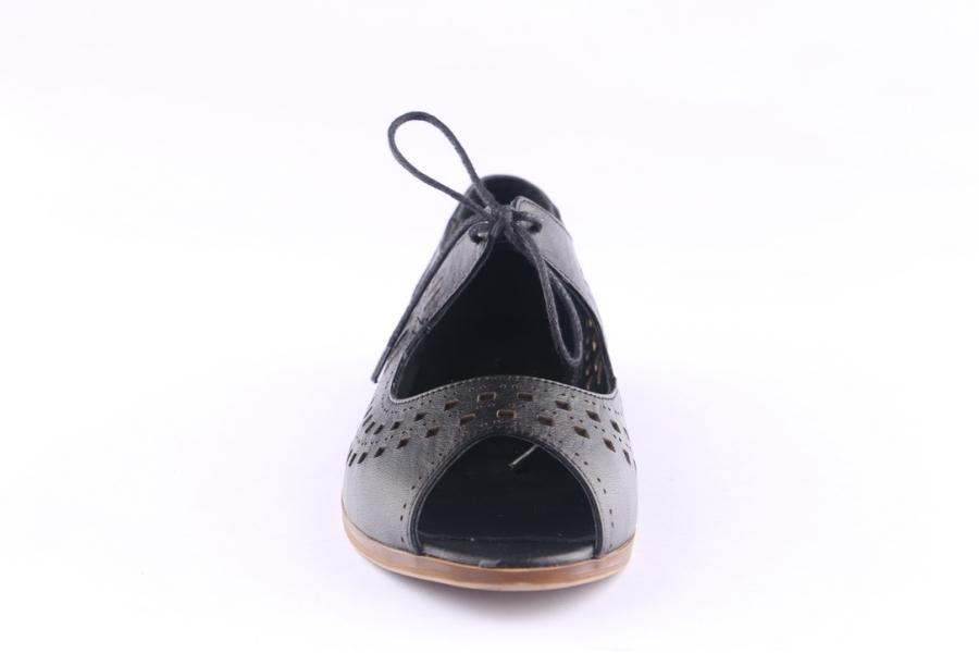 D.moro Shoes Women Leather Shoes For Summer: 429 Black (Wholesale)