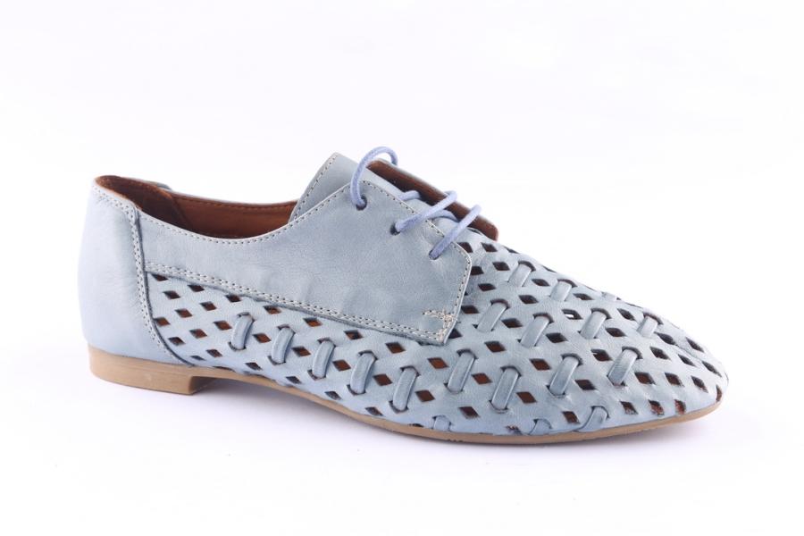 D.moro Shoes Women Leather Shoes For Summer: ARJ-1412 Jeans Blue (Wholesale)