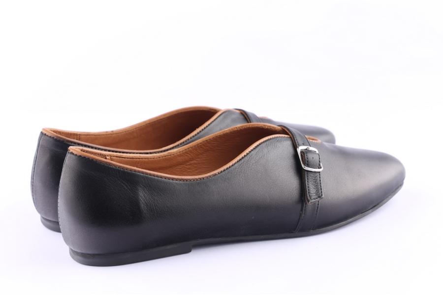 D.moro Shoes Women Leather Shoes For Summer: C603 Black (Wholesale)