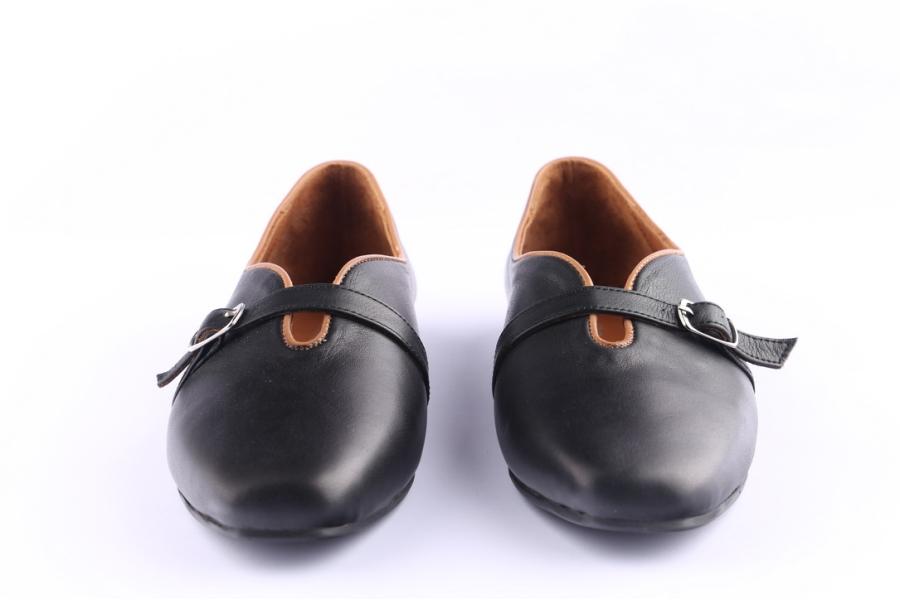 D.moro Shoes Women Leather Shoes For Summer: C603 Black (Wholesale)