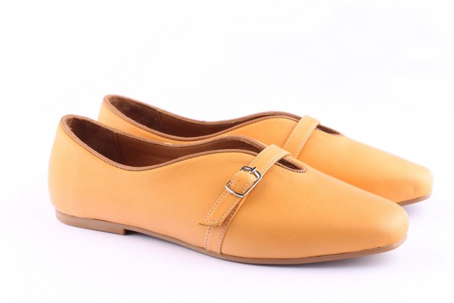 D.moro Shoes Women Leather Shoes For Summer: C603 Orange (Wholesale)