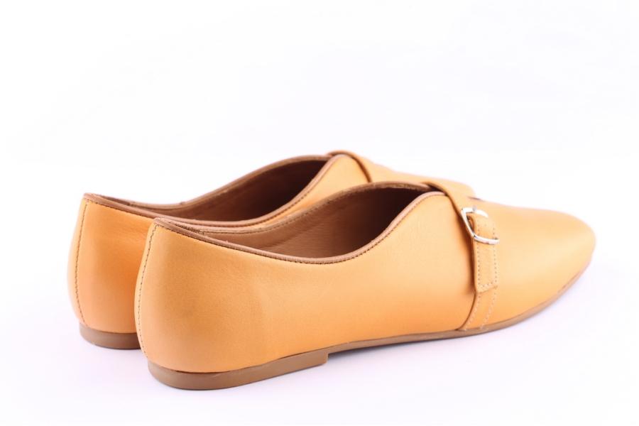 D.moro Shoes Women Leather Shoes For Summer: C603 Orange (Wholesale)