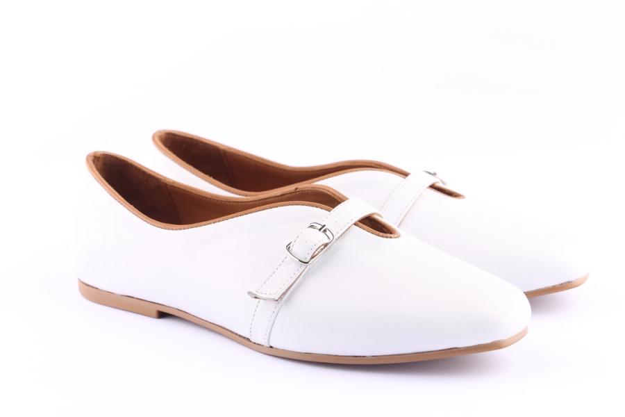 D.moro Shoes Women Leather Shoes For Summer: C603 White (Wholesale)