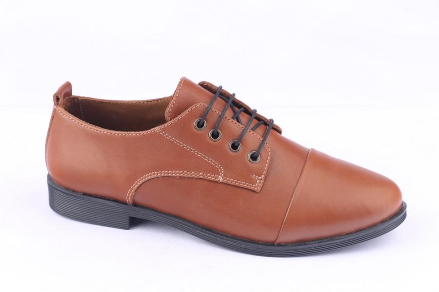 d.moro shoes Women Leather Shoes for summer: H-474 Tan Leather (Wholesale)