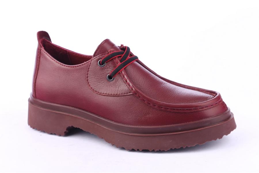 D.moro Shoes Women Leather Shoes For Winter: 273 Burgundy (Wholesale)