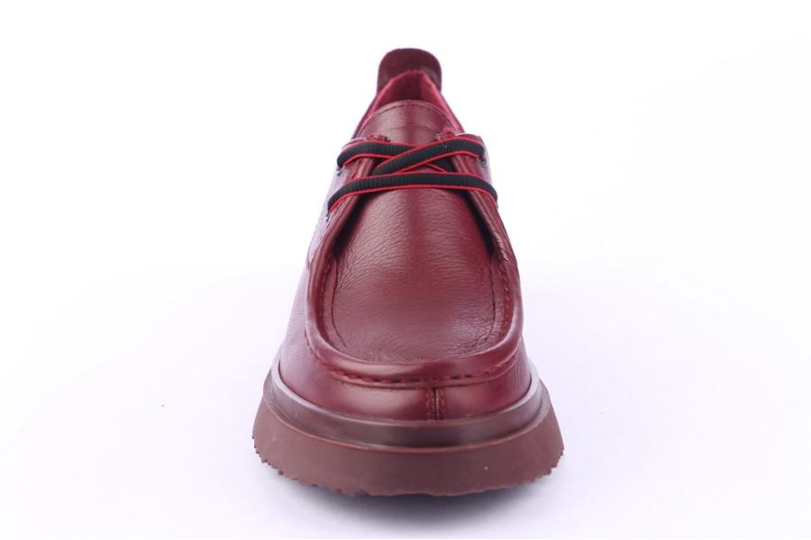 D.moro Shoes Women Leather Shoes For Winter: 273 Burgundy (Wholesale)