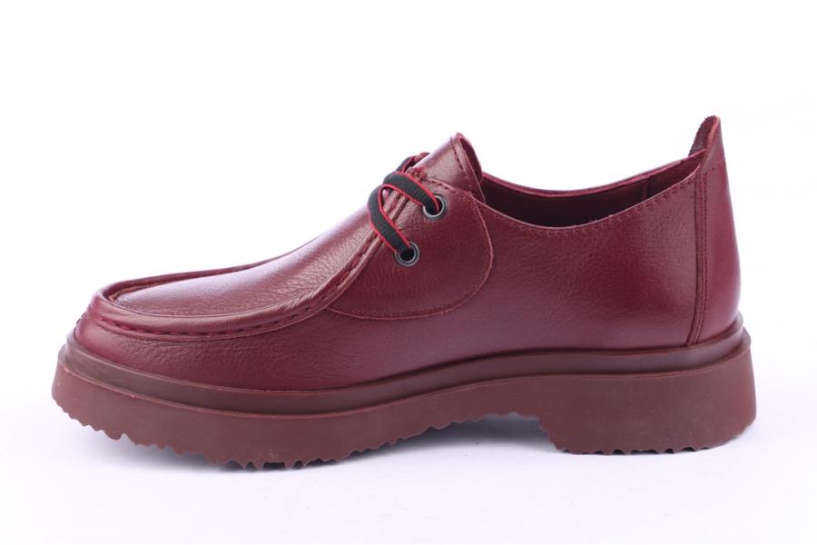 D.moro Shoes Women Leather Shoes For Winter: 273 Burgundy (Wholesale)