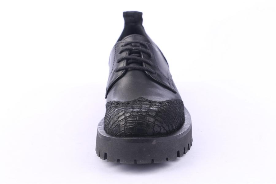 D.moro Shoes Women Leather Shoes For Winter: 317 Black (Wholesale)