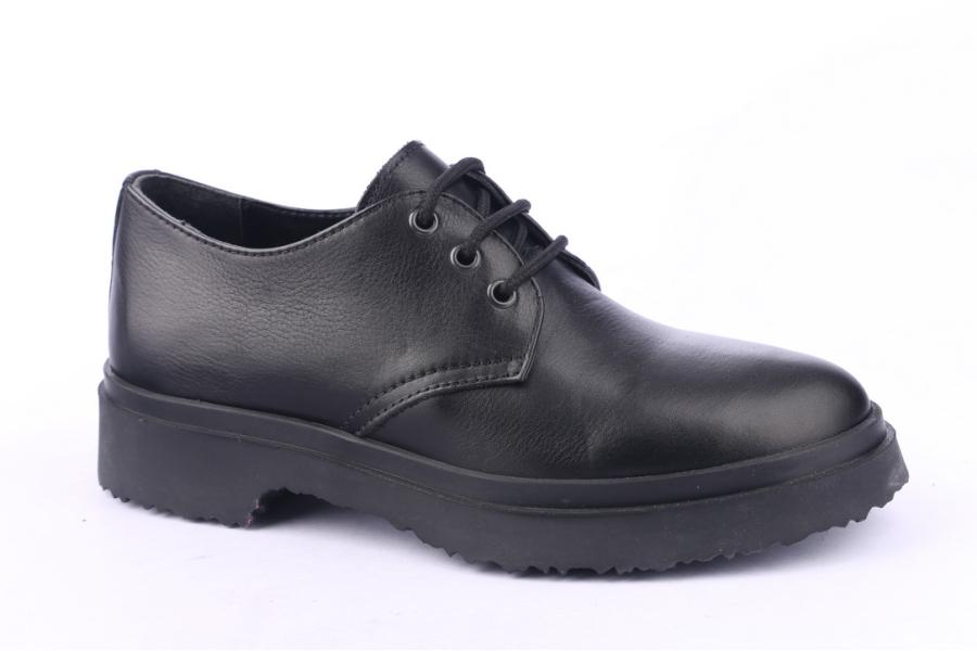 D.moro Shoes Women Leather Shoes For Winter: 319 Black (Wholesale)