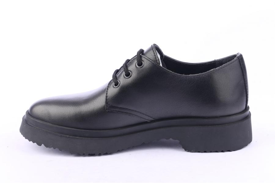 D.moro Shoes Women Leather Shoes For Winter: 319 Black (Wholesale)