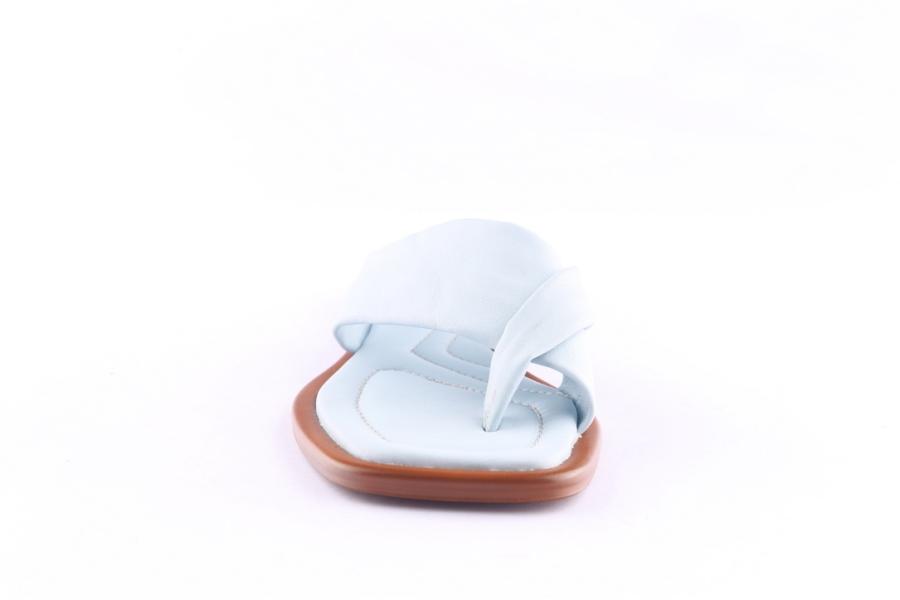 D.moro Shoes Women Leather Slippers For Summer: 12117-16 Ice Blue (Wholesale)