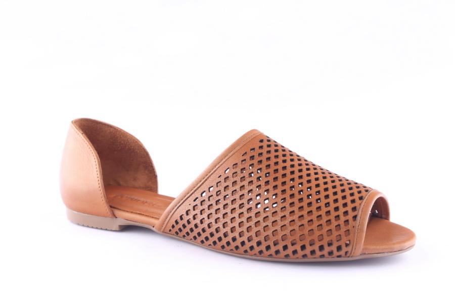 D.moro Shoes Women Leather Slippers For Summer: 1553 Tan (Wholesale)