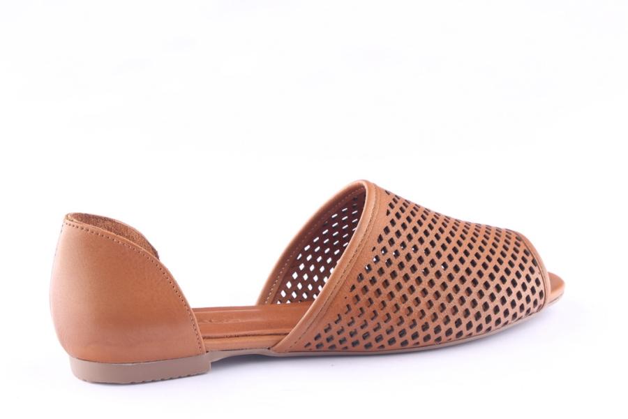 D.moro Shoes Women Leather Slippers For Summer: 1553 Tan (Wholesale)