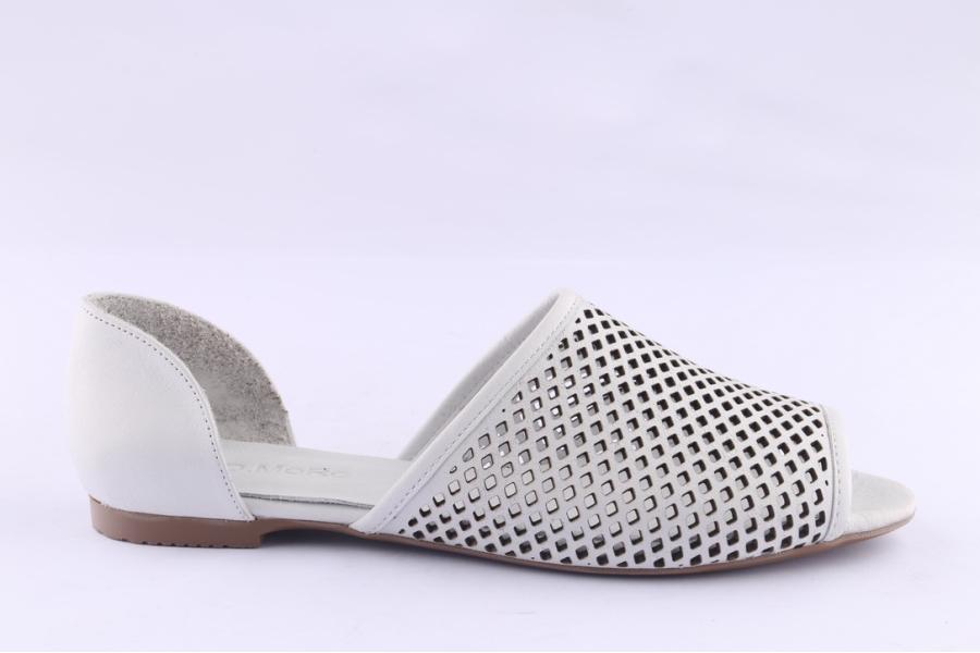 d.moro shoes Women Leather Slippers for Summer: 1553 White (Wholesale)