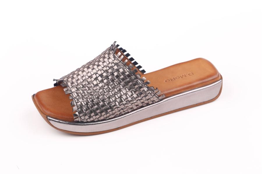 d.moro shoes Women Leather Slippers for summer: 209 Bronze Leather (Wholesale)
